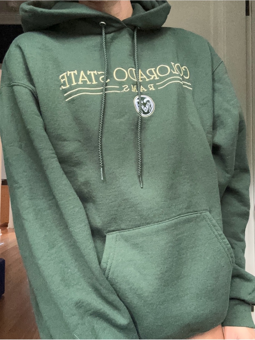 Champion Green Colorado State Rams Pullover Hoodie
